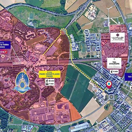 *Disneyland/Chessy* Appartement Idealement Situe Chessy  Dış mekan fotoğraf